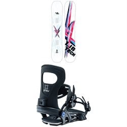 Lib Tech Ryme C3 Snowboard ​+ Bent Metal Metta Snowboard Bindings - Women's
