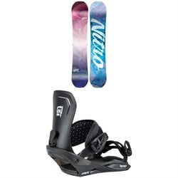 Nitro Spirit Snowboard ​+ Charger Snowboard Bindings - Kids' 2024